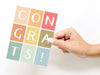 Congrats! Colorblocks Greeting Card