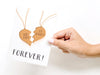 Best Friends Forever Necklace Greeting Card