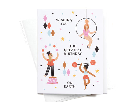 Wishing You the Greatest Birthday On Earth Greeting Card
