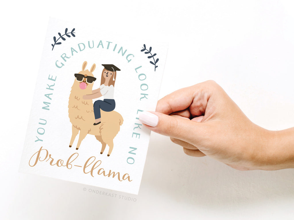 No Prob-llama Greeting Card