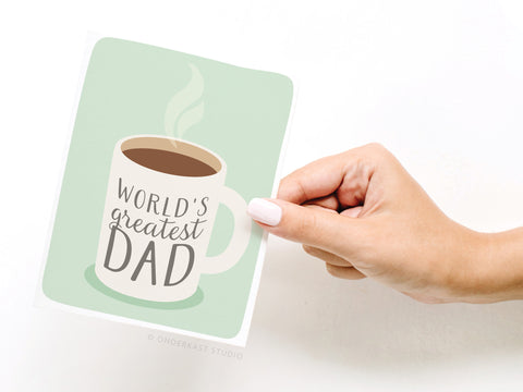 World's Greatest Dad Greeting Card