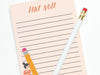 Take Note Girl w/Pencil - onderkast-studio