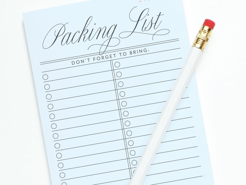 Vintage Packing List - onderkast-studio